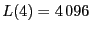 $ L(4)=4\,096$