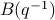 B(q^{-1})