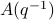 A(q^{-1})